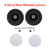 2 Pieces BBZ Pram Yoyo Baby Strollers Front Wheels Pushchair Back Rubber Wheel Kids Yoya Pram Stroller Accessories for Carriage