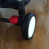 2 Pieces BBZ Pram Yoyo Baby Strollers Front Wheels Pushchair Back Rubber Wheel Kids Yoya Pram Stroller Accessories for Carriage