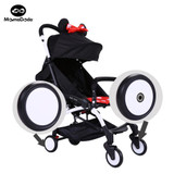 2 Pieces BBZ Pram Yoyo Baby Strollers Front Wheels Pushchair Back Rubber Wheel Kids Yoya Pram Stroller Accessories for Carriage