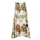 2 Piece Set Party Beach Women Dresses Lady Summer Long Maxi Dress Fashion Sexy Cross Backless Halterneck Floral Print Vestido