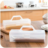 2 Pcs/set Portable Pasta Box Noodle Crisper Fresh Box Chopsticks Storage Box Kitchen Storage Home Supplies
