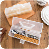 2 Pcs/set Portable Pasta Box Noodle Crisper Fresh Box Chopsticks Storage Box Kitchen Storage Home Supplies