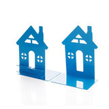 2 pcs/pair Fashion house shape Bookshelf Metal Bookend Desk Holder Stand for Books Organizer Gift Stationery Support Holder