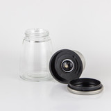 2 Pcs/Lot Stainless Steel Salt And Pepper Mill Glass Body Spice Salt and Pepper Grinder Kitchen Accessories Cooking Tool