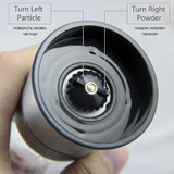 2 Pcs/Lot Stainless Steel Salt And Pepper Mill Glass Body Spice Salt and Pepper Grinder Kitchen Accessories Cooking Tool