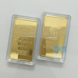 2 Pcs/Lot Hot Sale 1 Troy Ounce Fine Gold 999 Bullion Bar Valcambi Suisse Souvenir Coins