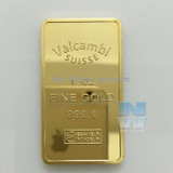 2 Pcs/Lot Hot Sale 1 Troy Ounce Fine Gold 999 Bullion Bar Valcambi Suisse Souvenir Coins