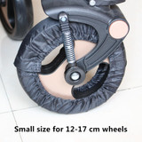 2 Pcs Stroller Accessories Wheels Covers for 12-29 CM Wheelchair Baby Carriage Pram Throne Pushchair Poussette
