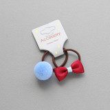 2 PCS New Bowknot Ball Princess Headwear Kids Elastic Hair Bands Baby Headdress Children Hair Ropes Girls Hair Accessories