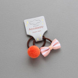 2 PCS New Bowknot Ball Princess Headwear Kids Elastic Hair Bands Baby Headdress Children Hair Ropes Girls Hair Accessories