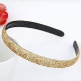 2 pcs Fashion Women Lady Girls Glitter Headbands Sparkling Hoop Hair Leather Plastic Hair Band Hair Accessories