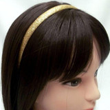2 pcs Fashion Women Lady Girls Glitter Headbands Sparkling Hoop Hair Leather Plastic Hair Band Hair Accessories