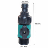 2 PCs 3/4 inch male thread garden quick connector Car water pipe fittings garden hose Extend the connector