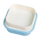 2 Layer Cartoon Lunch Food Fruit Storage Container Portable Plastic Lunch Microwave Cutlery Set Children Gift box
