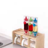 2 in 1 Plastic Oil Bottle Soy Sauce Bottles Cooking Olive Oil Sprayer Dispenser Cruet Kitchen Pastry Tools