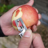 2 in 1 Multifunctional Pocket Opener Practical Multi Tool Double Peeler Stainless Steel EDC Pocket Tool Outdoor Can Opener