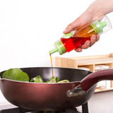 2 in 1 Cooking Olive Oil Pump Sprayer Bottle + Press Dispenser Cruet Bottle Container BBQ Cake Pastry Kitchen Tools