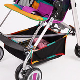 2 Colors Baby Stroller Storage Bag Multifunctional Universal Car Hanging Polyester Net Storage Bag Baby Stroller Accessorie