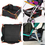2 Colors Baby Stroller Storage Bag Multifunctional Universal Car Hanging Polyester Net Storage Bag Baby Stroller Accessorie