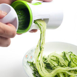 2 Blades Vegetable Spiralizer Slicer Handheld Carrot Cucumber Vegetables Fruit Spiral Cutter Grater Kitchen Cooking Tools