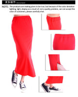 1X Women Solid Cotton Maxi Skirt Women High Waist Slim Hip Long Pencil Skirts Full Length Stretchy Sexy summer autumn Long Skirt
