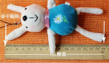 1X Random Color , Kawaii 16CM Rabbit Plush Stuffed TOY DOLL ; BAG Pendant TOY , Wedding Bouquet TOY DOLL