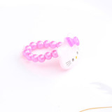 1Set=3Pcs New Three Hair Jewelry Sets Girls Necklace Bracelet Rings Kid Jewelry With Colorful Beads Sweet Candy Hair Accessories