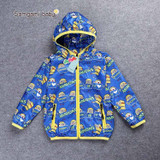 SAMGAMI BABY New Design Minions Thin Coats Baby Clothing Hoodies Children Kids Cartoon Windbreaker Children's Clothing Outerwear