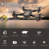Sale Promotion Time ! RC Drone XS809W XS809HW Mini Foldable Selfie Drone with Wifi FPV 0.3MP 2MP Camera Altitude Hold Quadcopter