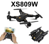 Sale Promotion Time ! RC Drone XS809W XS809HW Mini Foldable Selfie Drone with Wifi FPV 0.3MP 2MP Camera Altitude Hold Quadcopter