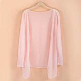 Sale Fashion Women summer Autumn Candy Colors Sun Protection Casual Cardigans Air Conditioning Shirts Thin Coat Blouse