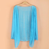 Sale Fashion Women summer Autumn Candy Colors Sun Protection Casual Cardigans Air Conditioning Shirts Thin Coat Blouse