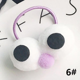 Sale Children Korean Style cute cartoon big eye hair rope Lovely Hair Clips Girls Popular Hair Accessories wholesale