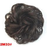 Sale 1pc Women Natural Hair Bun Fashion Synthetic Hair Chignon Extension Curly Scrunchie Hair Accesories HairBand