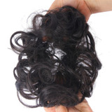 Sale 1pc Women Natural Hair Bun Fashion Synthetic Hair Chignon Extension Curly Scrunchie Hair Accesories HairBand