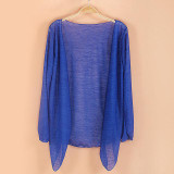 Sale 14Colors Fashion Women Candy Colors Sun Protection Casual Cardigans Air Conditioning Shirts Thin Coat Blouse