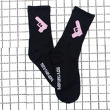 Sale 1 Pair Cotton 9 Patterns Women Men Cotton Socks Funny Dinosaur Baseball Gun Fire Patterned Socks Creative Lovers Sock