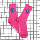 Sale 1 Pair Cotton 9 Patterns Women Men Cotton Socks Funny Dinosaur Baseball Gun Fire Patterned Socks Creative Lovers Sock