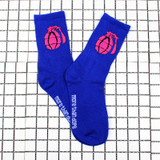 Sale 1 Pair Cotton 9 Patterns Women Men Cotton Socks Funny Dinosaur Baseball Gun Fire Patterned Socks Creative Lovers Sock