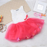 salaher Girls Baby Dresses Lace Flower Floral Petals Clothes Cute Princess Colorful Toddler Newborn Baby Girls Dress