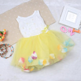 salaher Girls Baby Dresses Lace Flower Floral Petals Clothes Cute Princess Colorful Toddler Newborn Baby Girls Dress