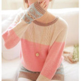 Saiqigui Autumn winter Women Sweater Long Sleeve O-Neck Pullovers Knitting Casual Sweaters pull femme sudaderas jumper