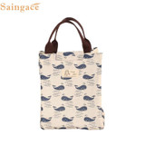 Saingace Lunch BagThermal Insulated Tote Picnic Lunch Cool Bag Cooler Box Handbag Waterproof Canvas Lunch Bags Lunch With Rice