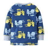 SAILEROAD Cartoon Vehicle Tractors Children Boy's Long Sleeve T Shirt Spring Cotton Baby Kid's Tees T-Shirts Child Boys Clothing