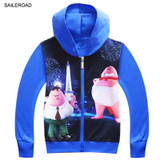 SAILEROAD Cartoon Children Kids Boy's Outerwear Clothing Spring Autumn Baby Boys Girls Jacket Coat Clothes For 4-11Years
