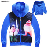 SAILEROAD Cartoon Children Kids Boy's Outerwear Clothing Spring Autumn Baby Boys Girls Jacket Coat Clothes For 4-11Years