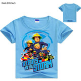 SAILEROAD 2 To 8Years Cartoon Boys Shorts T Shirt New Summer Cotton Children Kids Boys Tops Tees Shirts Baby Clothes