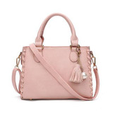 SAICHENG Summer Women's Handbags Female Matte Leather Crossbody Bag For Women Bags High Quality Tassel Sac A Main Weaving Brush