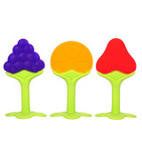Safety Fruit Shape Baby Teether Baby Teething Toys Food Grade Silicone Teether Baby Dental Care Strengthening Tooth Training Safety Fruit Shape Baby Teether Baby Teething Toys Food Grade Silicone Teether Baby Dental Care Strengthening Tooth Training