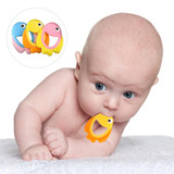 Safety DIY Supplies Baby Silicone Teether Clown Fish Shape Baby Teething Toys Food Grade Baby Dental Care